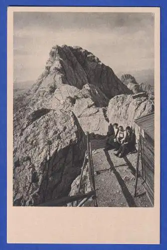 Bayern AK Watzmann Blick zur Mittelspitze O MÜNCHNER HAUS 27.AUG.1922 ungelaufen