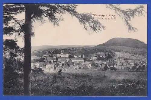 Alte AK Altenberg im Erzgebirge Ortsansicht ungebraucht