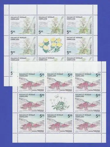 Grönland 2004 Kräuter Engelwurz und Thymian Mi.-Nr. 418-19 je Kleinbogen **