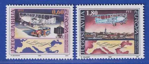 Jugoslawien 1994  Europa: Entdeckungen und Erfindungen  Mi.-Nr. 2657-58 ** / MNH