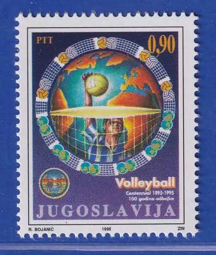 Jugoslawien 1995  100 Jahre Volleyball  Mi.-Nr. 2731 ** / MNH