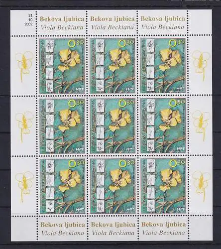 Bosnien (kroatische Post) 2002 KLB Mi.-Nr. 100 Flora Beck-Stiefmütterchen**