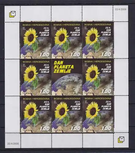 Bosnien (kroatische Post) 2006 KLB Mi.-Nr. 173 Sonnenblume **