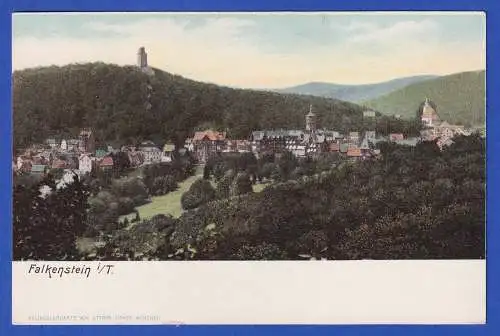 Alte AK Falkenstein im Taunus Ortsansicht  ungelaufen