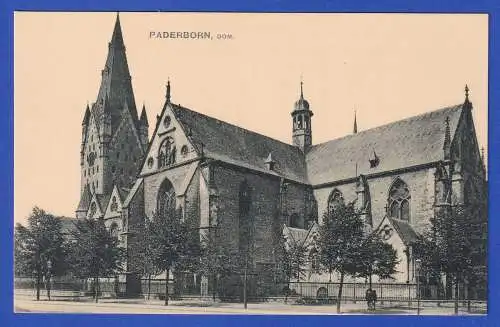 Alte AK Paderborn Dom  ungelaufen