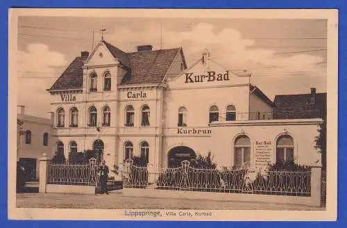 Alte AK 1909 Bad Lippspringe Kurbad Villa Carla  ungelaufen