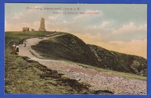 Alte AK Feldberg im Schwarzwald Bismarck-Denkmal  ungelaufen