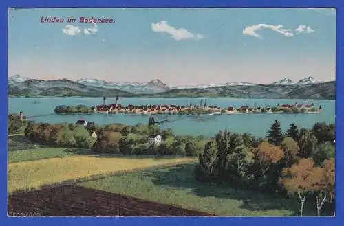 Alte Bildpostkarte Lindau im Bodensee  ungelaufen