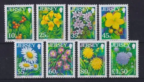 Jersey 2007 Wildblumen Mi.-Nr. 1290-1297 I postfrisch **