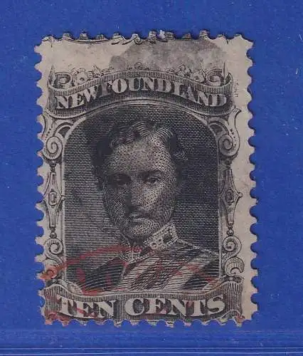 Kanada Neufundland 1870 Prinz Albert 10 Cents Mi.-Nr. 18y gestempelt