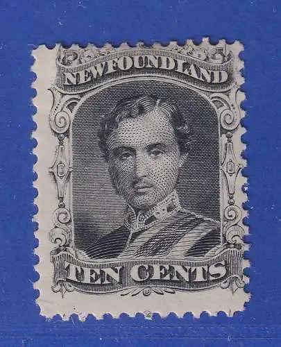 Kanada Neufundland 1870 Prinz Albert 10 Cents Mi.-Nr. 18y ungebraucht *