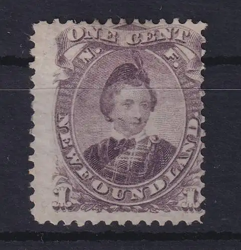 Kanada Neufundland 1868 Edward Prince of Wales 1 Cent Mi.-Nr. 22a (*)