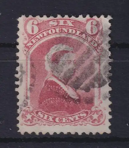 Kanada Neufundland 1870 Queen Victoria 6 Cents Mi.-Nr. 26 gestempelt