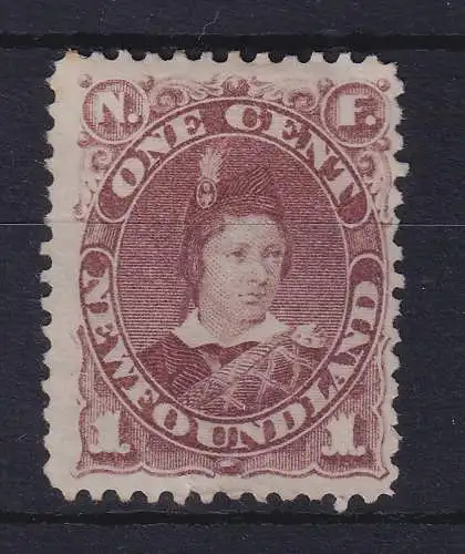 Kanada Neufundland 1880 Edward Prince of Wales 1 Cent Mi.-Nr. 31a (*)