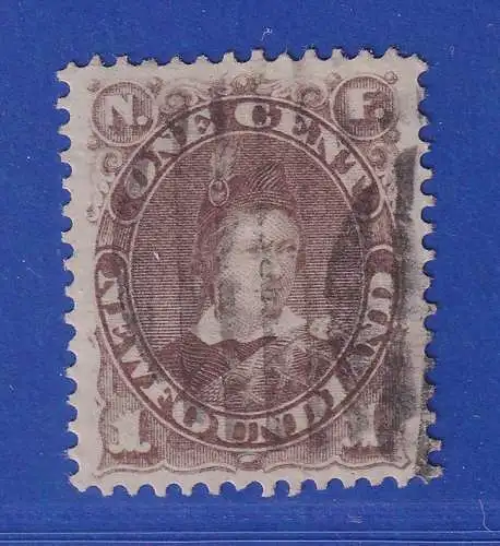 Kanada Neufundland 1880 Edward Prince of Wales 1 Cent Mi.-Nr. 31c gestempelt