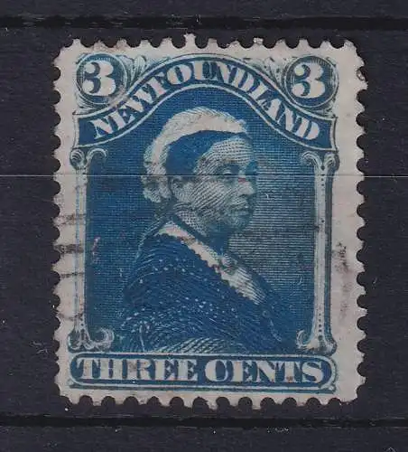 Kanada Neufundland 1880 Queen Victoria 3 C Mi.-Nr. 33b gestempelt