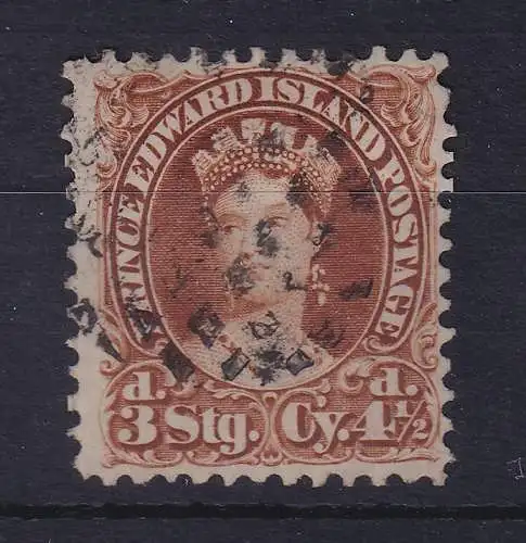 Kanada Prince Edward Island 1870 Queen Victoria 4 1/2 P Mi.-Nr. 10a gestempelt