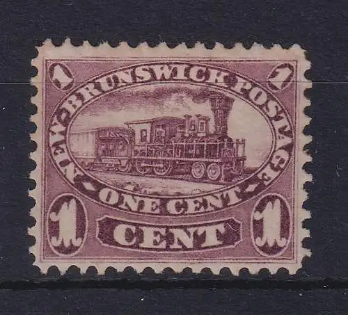 Kanada New Brunswick 1863 Dampflokomotive 1 Cent Mi.-Nr. 4a (*)