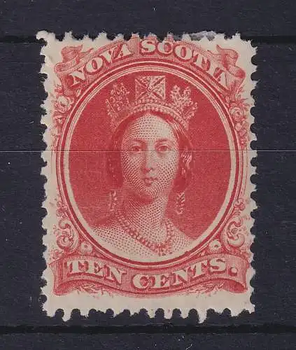 Kanada Nova Scotia 1860 Queen Victoria 10 Cents Mi.-Nr. 9y ungebraucht *