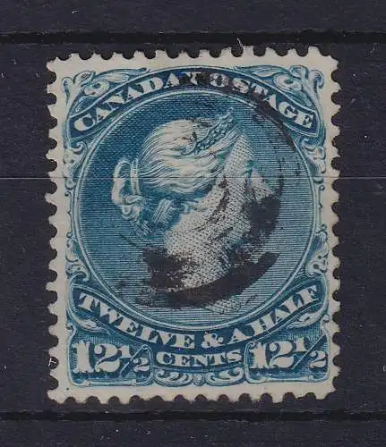 Kanada 1868 Queen Victoria 12 1/2 Cents Mi.-Nr. 23xA gestempelt