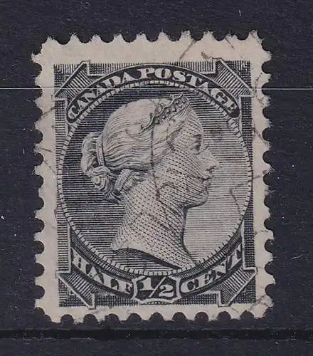 Kanada 1882 Queen Victoria 1/2 Cent Mi.-Nr. 25A gestempelt