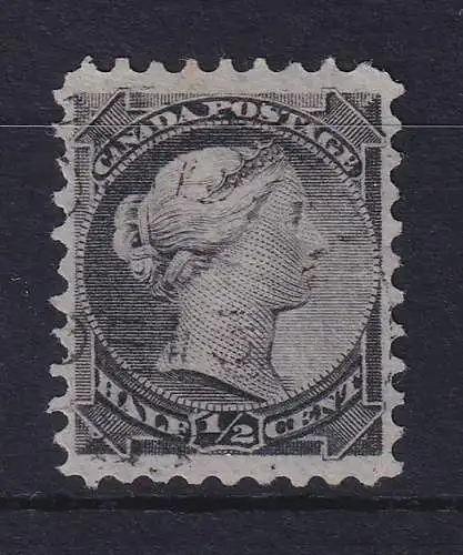 Kanada 1882 Queen Victoria 1/2 Cent Mi.-Nr. 25 A gestempelt