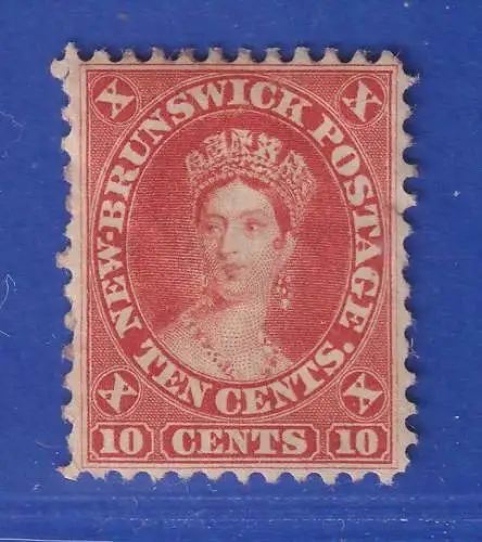 Kanada New Brunswick 1860 Queen Victoria 10 Cents Mi.-Nr. 7 ungebraucht *