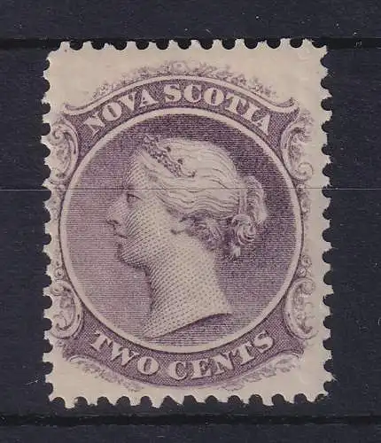 Kanada Nova Scotia 1863 Queen Victoria 2 Cents Mi.-Nr. 6y ungebraucht *