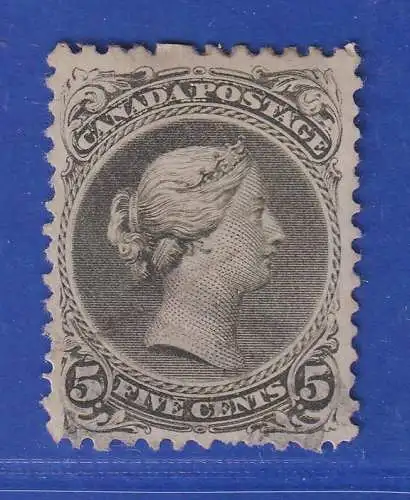 Kanada 1875 Queen Victoria 5 Cents Mi.-Nr. 21C gestempelt