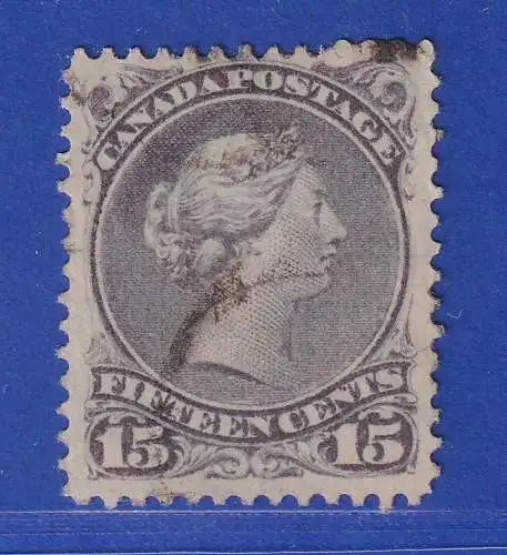 Kanada 1868 Queen Victoria 15 Cents Mi.-Nr. 24Adx gestempelt