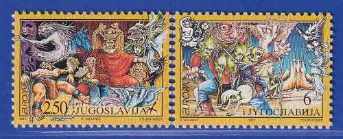 Jugoslawien 1997 Europa: Sagen und Legenden  Mi.-Nr. 2821-2822  ** / MNH
