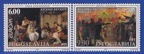 Jugoslawien 1998  Europa: Nationale Fest und Feiertage  Mi.-Nr. 2855-56 ** / MNH