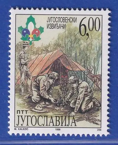 Jugoslawien 1999  Pfadfinder Mi.-Nr. 2904 ** / MNH