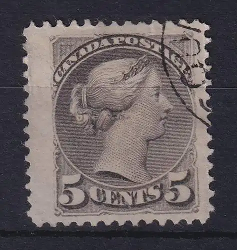 Kanada 1889 Queen Victoria 5 Cents Mi.-Nr. 29bA gestempelt