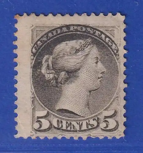 Kanada 1876 Queen Victoria 5 Cents Mi.-Nr. 29aA ungebraucht *