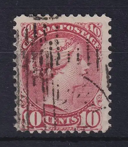 Kanada 1897 Queen Victoria 10 Cents Mi.-Nr. 31bA mit Rost-O