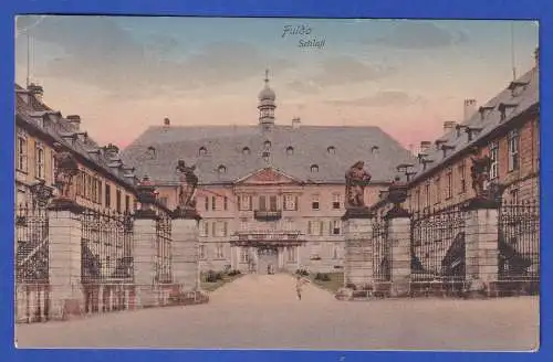 Alte AK Fulda Schloss 1920er Jahre gel. nach Konstanz