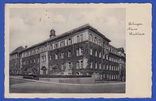 Alte AK Solingen Neues Stadthaus 1936 gel. nach Konstanz