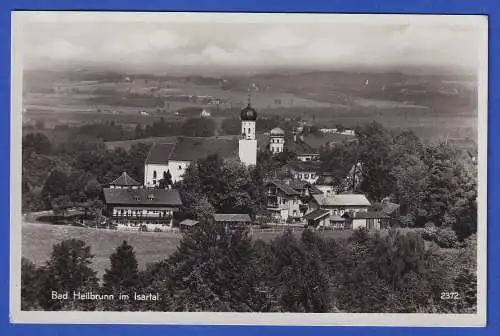 Alte AK Bad Heilbrunn (Isartal) 1937 gel. nach Konstanz