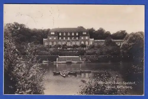 Alte AK Mülheim (Ruhr) Raffelberg 1929 gel. nach Konstanz