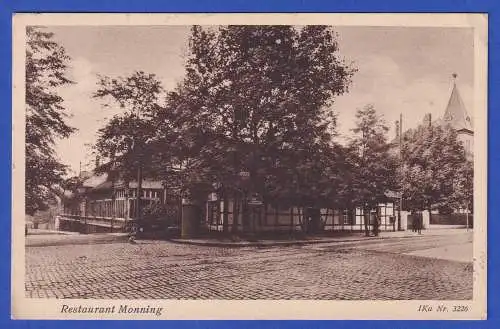 Alte AK Mülheim (Ruhr) Speldorf Restaurant Monning 1929 gel. nach Konstanz