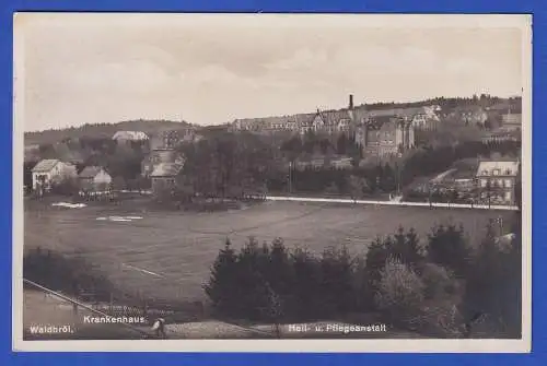 Alte AK Waldbröl Heil- und Pflegeanstalt 1932 gel. nach Konstanz