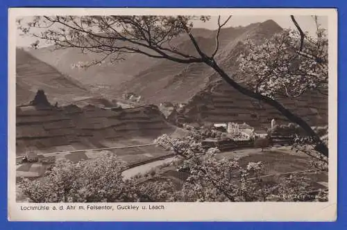 Alte AK Lochmühle (Ahr) Blick ins Ahrtal 1937 gel. nach Konstanz