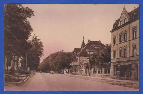 Alte AK Mühlheim (Ruhr) Café Herlt Duisburgerstraße 1926 gel. nach Konstanz