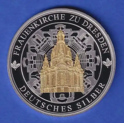 Silbermedaille 2016 Frauenkirche zu Dresden 20g/Ag333 PP