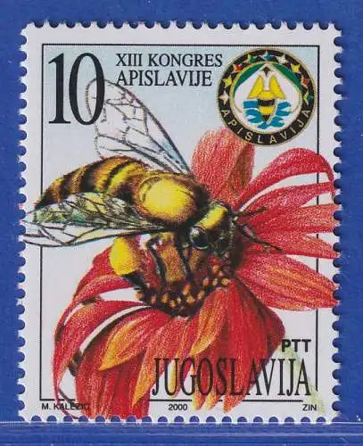 Jugoslawien 2000  13. Imker-Kongress APISLAVIA  Mi.-Nr. 2988 ** / MNH