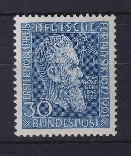 Bundesrepublik 1951 W. C. Röntgen Mi.-Nr. 147 postfrisch **