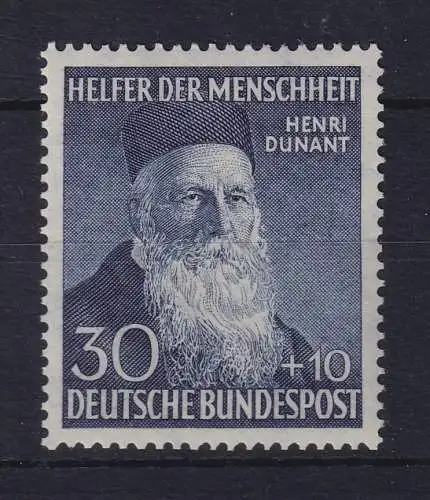 Bundesrepublik 1952 H. Dunant  Mi.-Nr. 159 postfrisch ** 