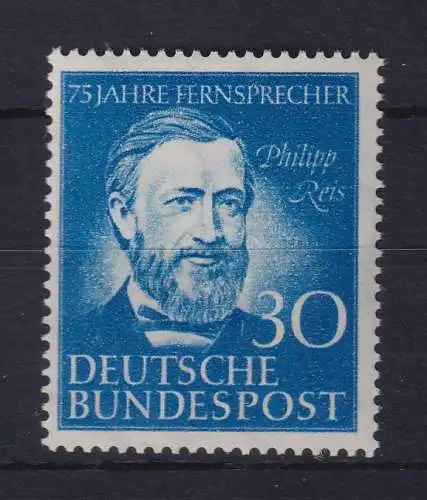 Bundesrepublik 1952 Philipp Reis  Mi.-Nr. 161 postfrisch ** 