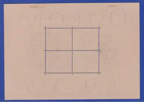 Dt. Reich 1935 OSTROPA-Block Mi.-Nr. Block 3 mit So.-O KÖNIGSBERG, Befund BPP